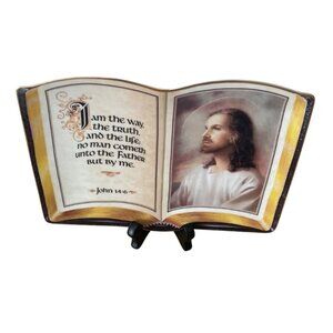 Franklin Mint Heirloom Porcelain Jesus Plate I Am The Way Limited Edition RA2525